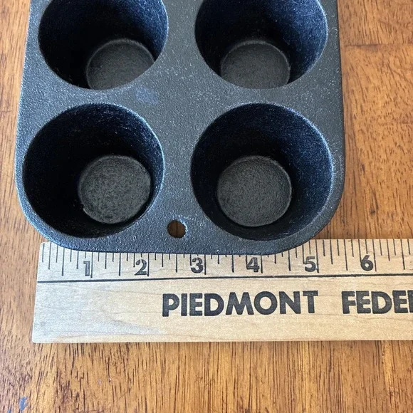 Muffin Pan - Pre-Seasoned Cast Iron 7-3/4 Inch by 5-1/2 inch By Old Mountain - Picture 9 of 9